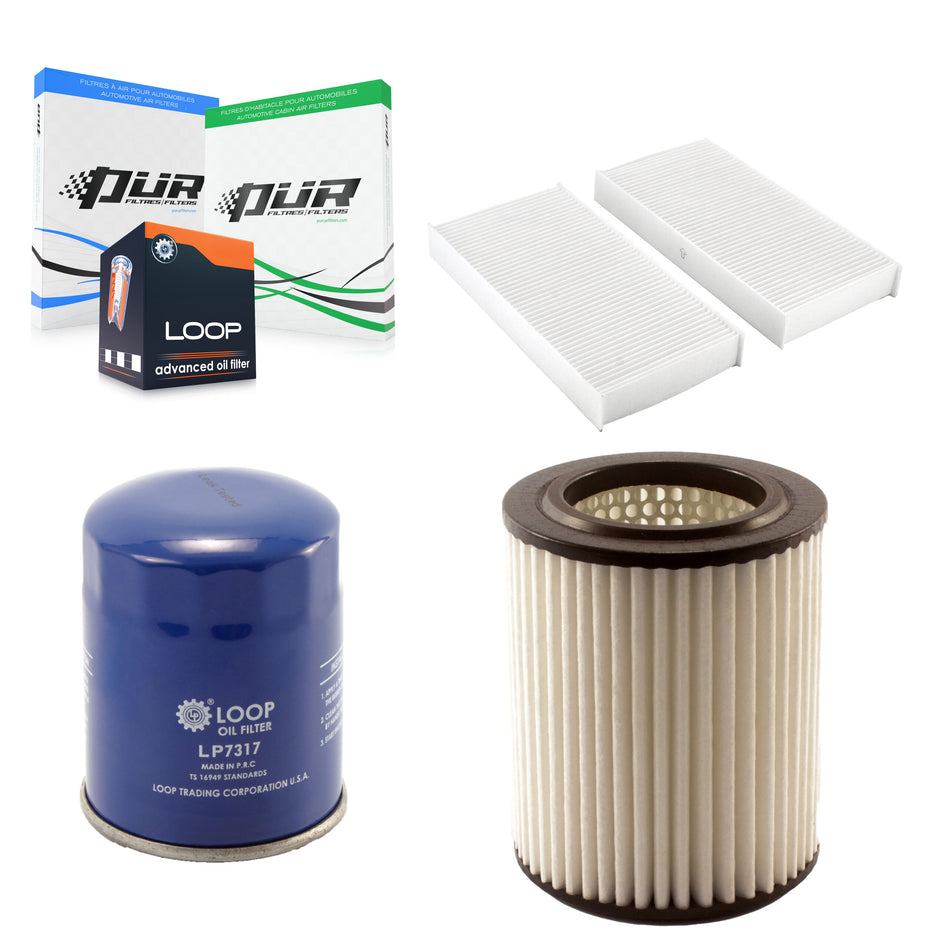 1x Air + 1x Cabin + 1x Engine Oil Filter Filter (3 Total) Kit For Honda CR-V Civic Acura KFM-100326