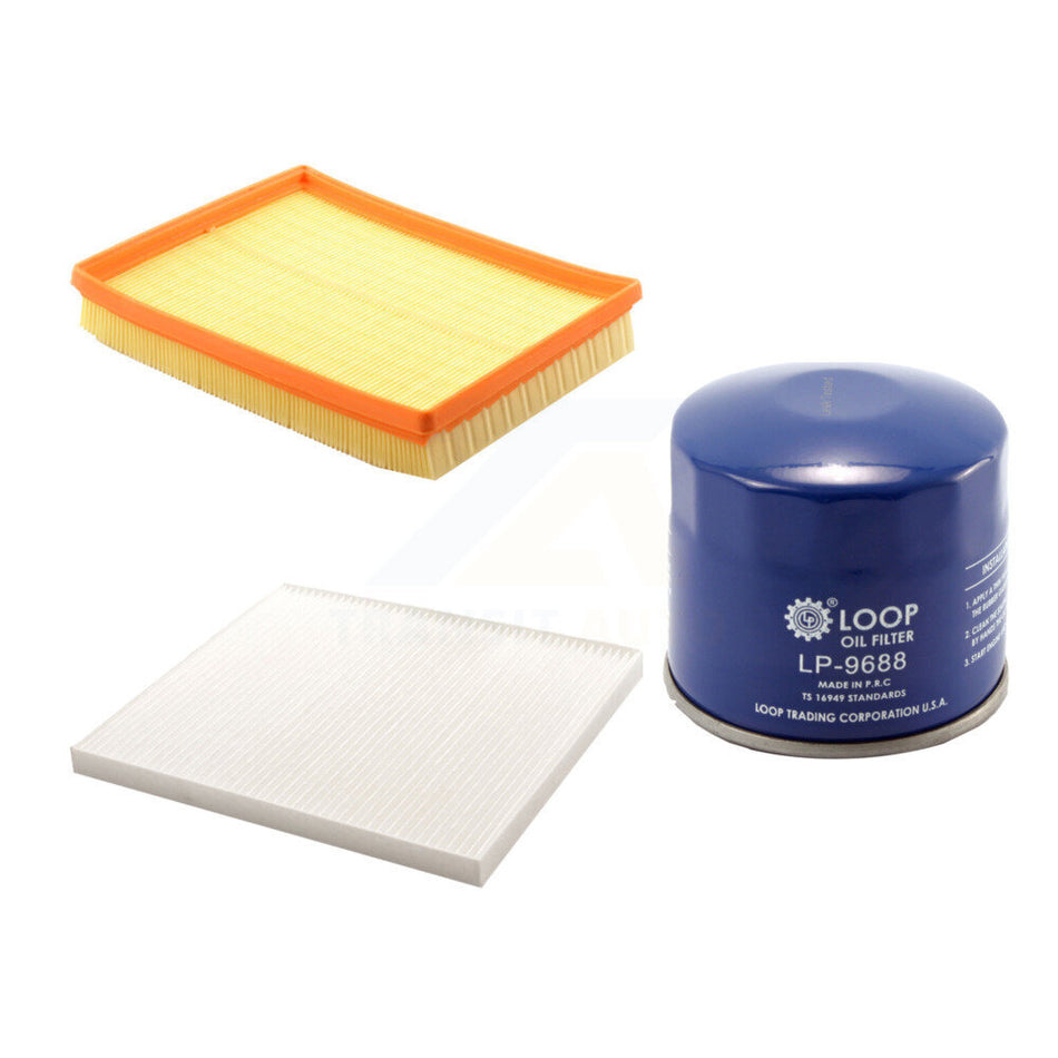 1x Air + 1x Cabin + 1x Engine Oil Filter Filter (3 Total) Kit For 2007-2012 Kia Rondo KFM-100353