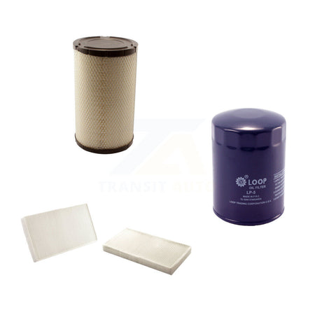 1x Air + 1x Cabin + 1x Engine Oil Filter Filter (3 Total) Kit For Cadillac Escalade GMC KFM-100363