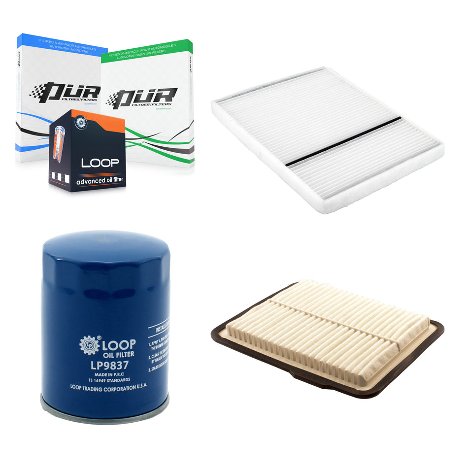 1x Air + 1x Cabin + 1x Engine Oil Filter Filter (3 Total) Kit For Buick Lucerne Cadillac KFM-100368