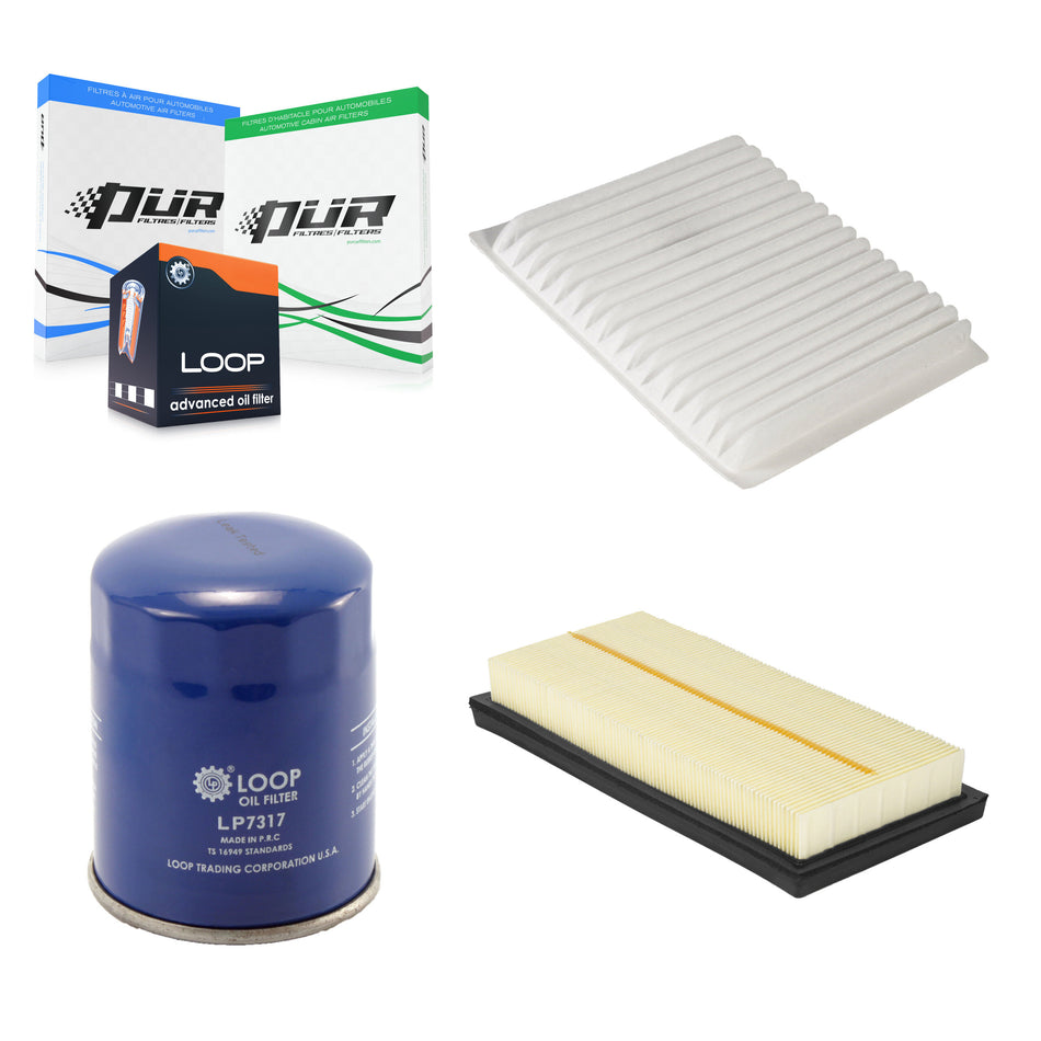 1x Air + 1x Cabin + 1x Engine Oil Filter Filter (3 Total) Kit For Mitsubishi Mirage G4 KFM-100374