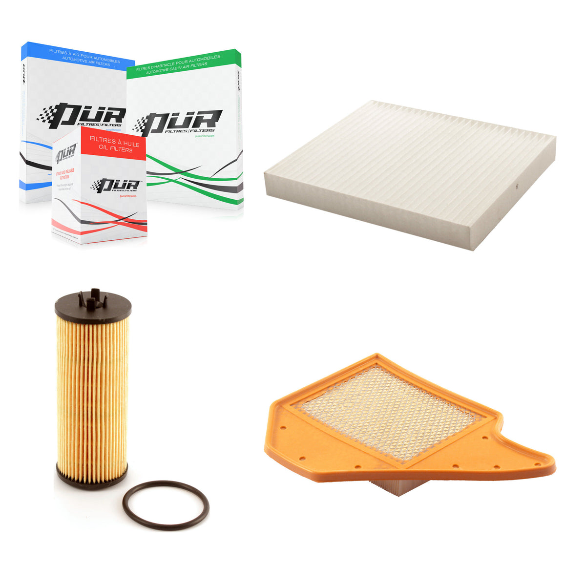 1x Air + 1x Cabin + 1x Engine Cartridge Oil Filter (3 Total) Kit For Dodge Grand Caravan KFM-100449