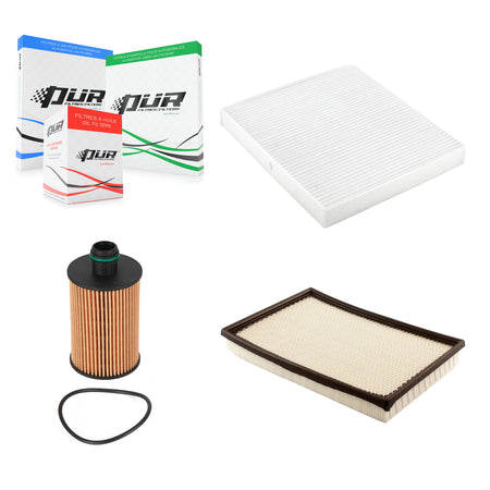 1x Air + 1x Cabin + 1x Engine Cartridge Oil Filter (3 Total) Kit For 14-15 Ram 1500 3.0L KFM-100471