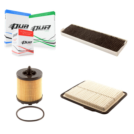 1x Air + 1x Cabin + 1x Engine Cartridge Oil Filter (3 Total) Kit For Saturn Vue KFM-100489