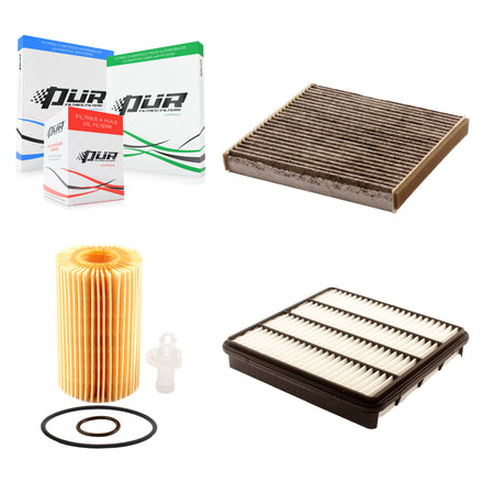 1x Air + 1x Cabin + 1x Engine Cartridge Oil Filter (3 Total) Kit For Toyota Tundra Lexus KFM-100510