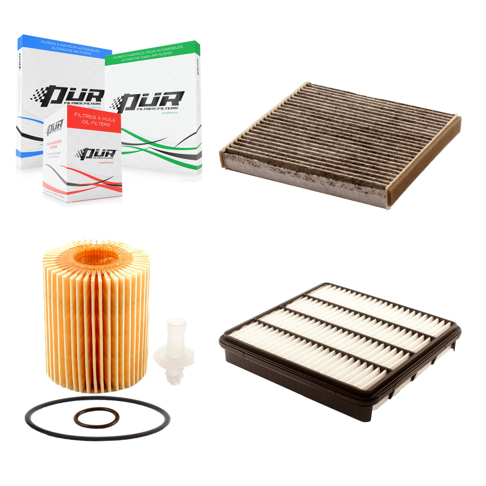 1x Air + 1x Cabin + 1x Engine Cartridge Oil Filter (3 Total) Kit For Toyota Tundra 4.0L KFM-100511