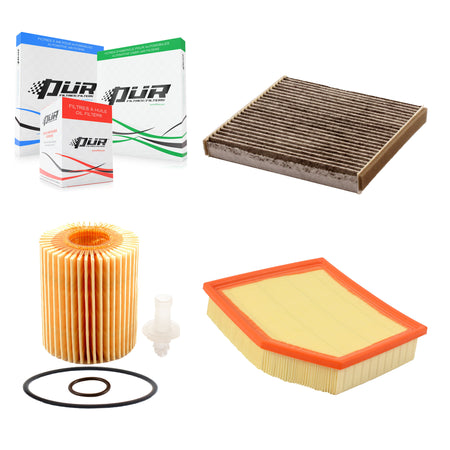 1x Air + 1x Cabin + 1x Engine Cartridge Oil Filter (3 Total) Kit For 08-11 Lexus GS460 KFM-100517