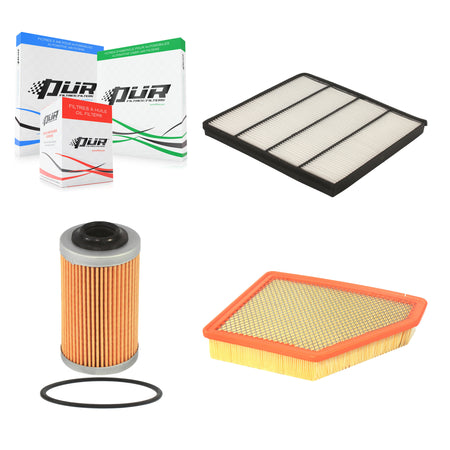 1x Air + 1x Cabin + 1x Engine Cartridge Oil Filter (3 Total) Kit For Chevrolet Camaro KFM-100519