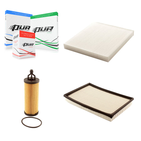 1x Air + 1x Cabin + 1x Engine Cartridge Oil Filter (3 Total) Kit For Ram 1500 Classic KFM-100536