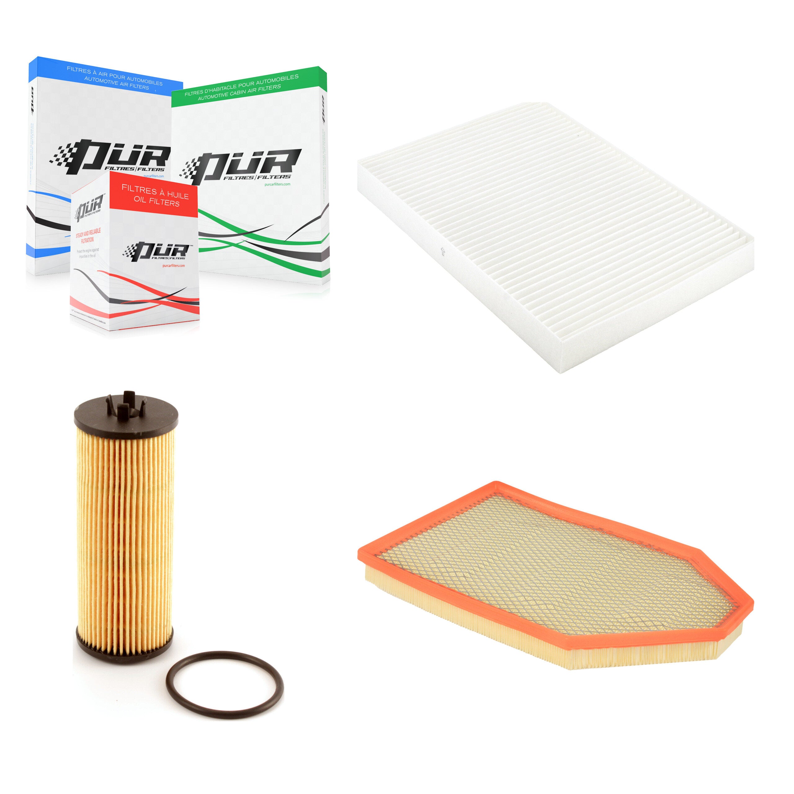 1x Air + 1x Cabin + 1x Engine Cartridge Oil Filter (3 Total) Kit For Dodge Chrysler 300 KFM-100542