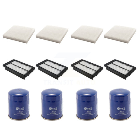 4x Air + 4x Cabin + 4x Engine Oil Filter (12 Total) Kit For Honda Clarity KFM-102273