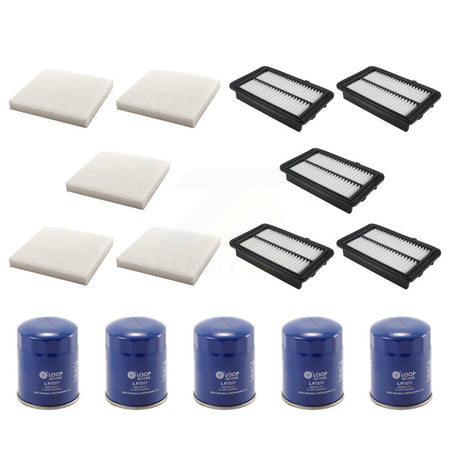 5x Air + 5x Cabin + 5x Engine Oil Filter (15 Total) Kit For Honda Clarity KFM-103006