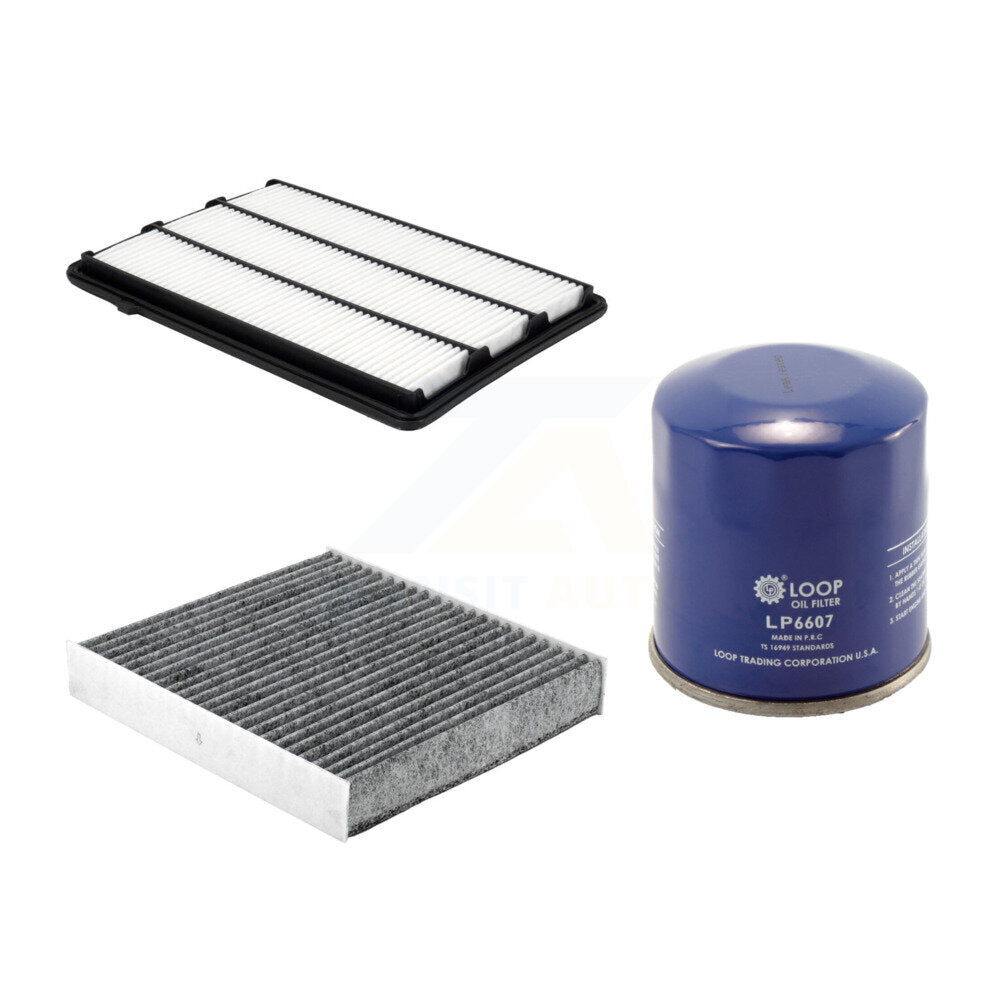 1x Air + 1x Cabin + 1x Engine Oil Filter Filter (3 Total) Kit For INFINITI QX50 QX55 QX60 KFM-104145