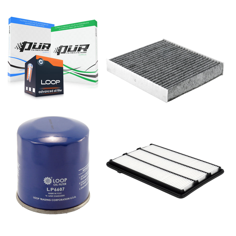 1x Air + 1x Cabin + 1x Engine Oil Filter Filter (3 Total) Kit For INFINITI QX50 QX55 QX60 KFM-104145