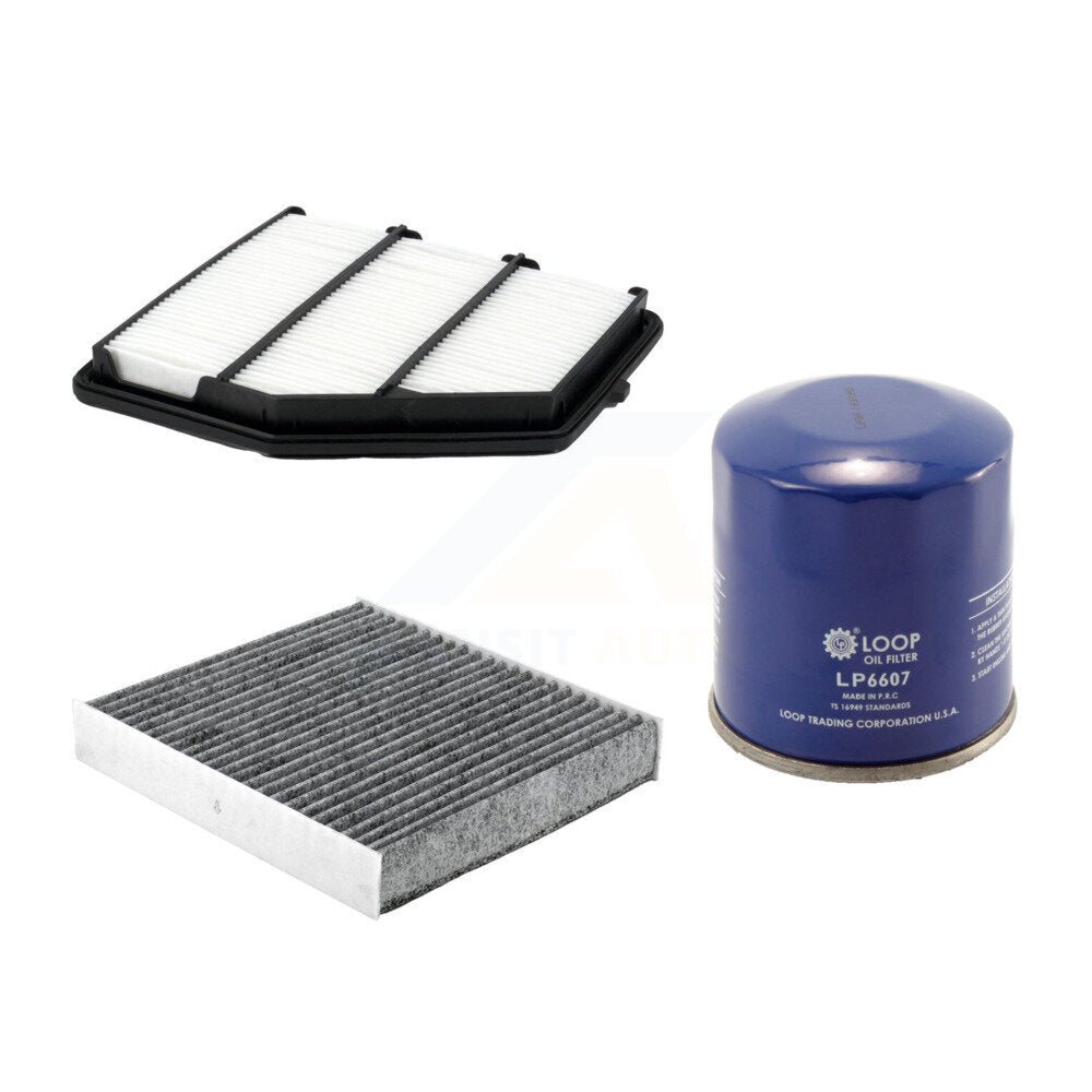 1x Air + 1x Cabin + 1x Engine Oil Filter Filter (3 Total) Kit For Nissan Altima KFM-104146