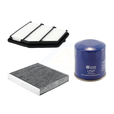 1x Air + 1x Cabin + 1x Engine Oil Filter Filter (3 Total) Kit For Nissan Altima KFM-104146