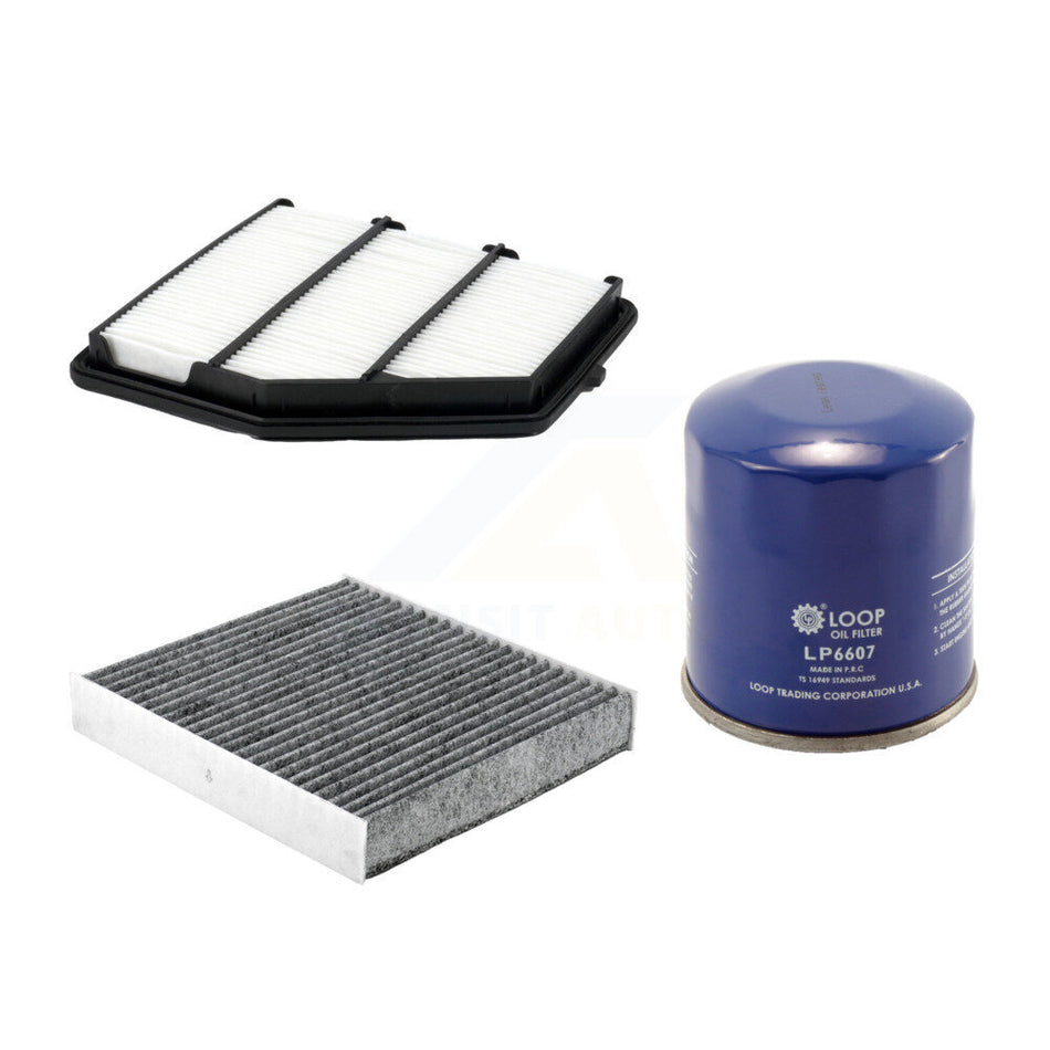 1x Air + 1x Cabin + 1x Engine Oil Filter Filter (3 Total) Kit For Nissan Altima KFM-104146