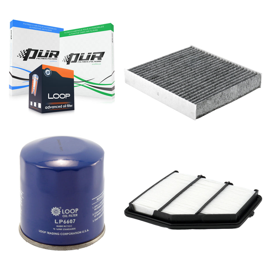 1x Air + 1x Cabin + 1x Engine Oil Filter Filter (3 Total) Kit For Nissan Altima KFM-104146