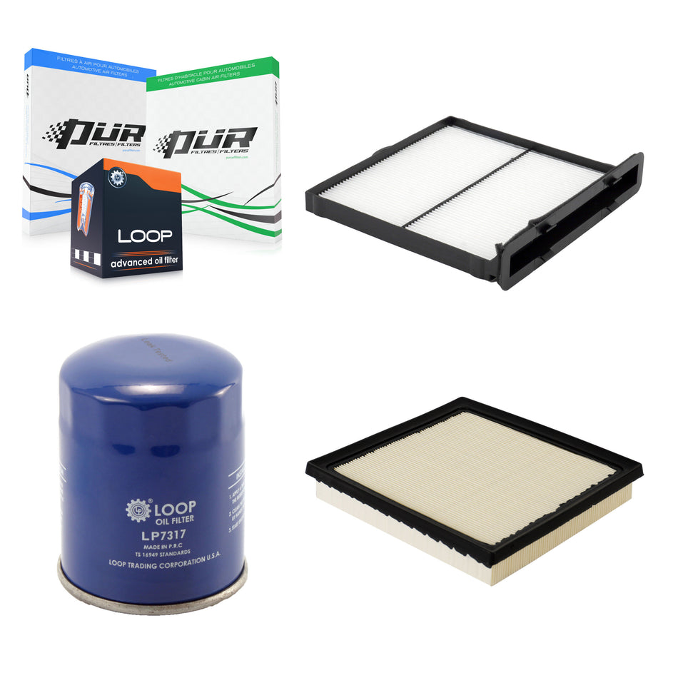1x Air + 1x Cabin + 1x Engine Oil Filter Filter (3 Total) Kit For 19-25 Subaru Forester KFM-104151