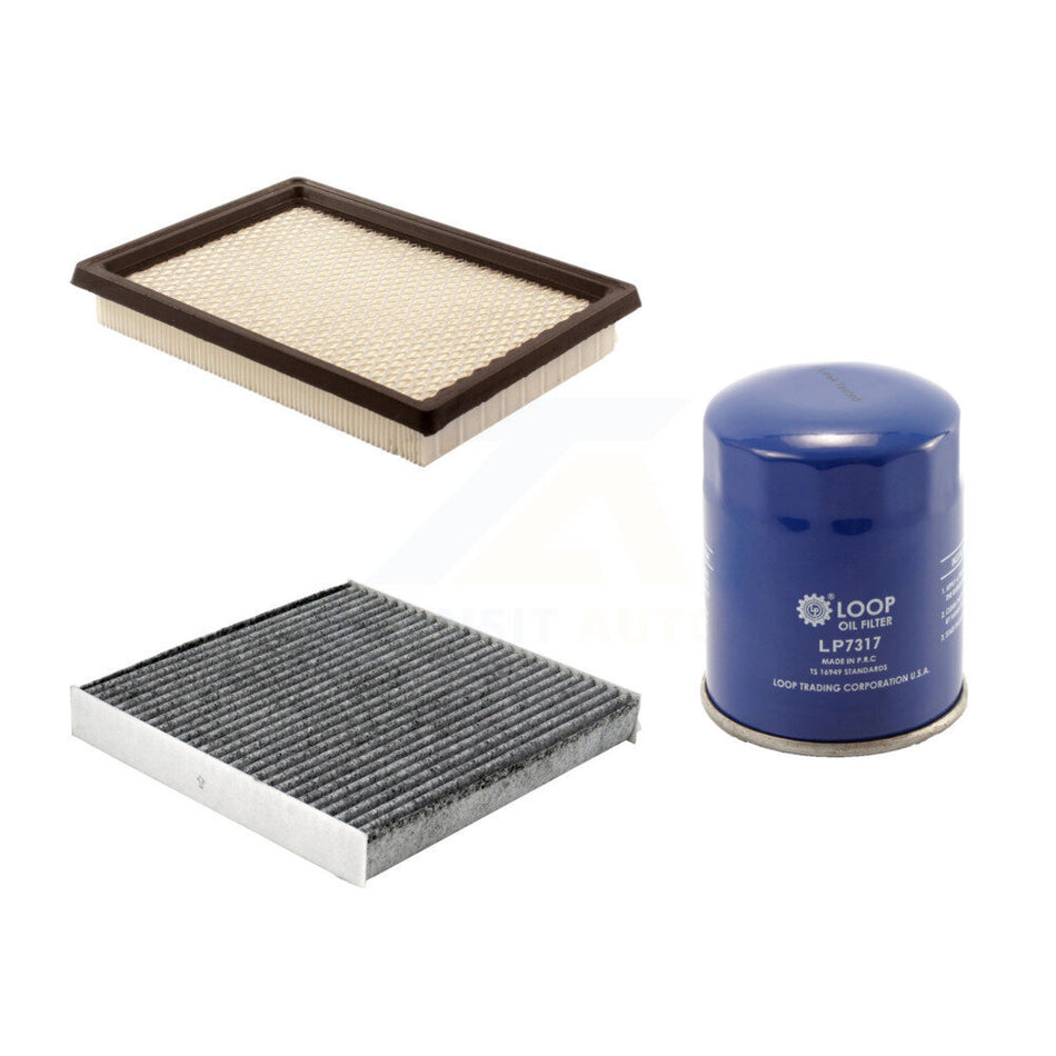 1x Air + 1x Cabin + 1x Engine Oil Filter Filter (3 Total) Kit For INFINITI Q70 Q70L M56 KFM-104173