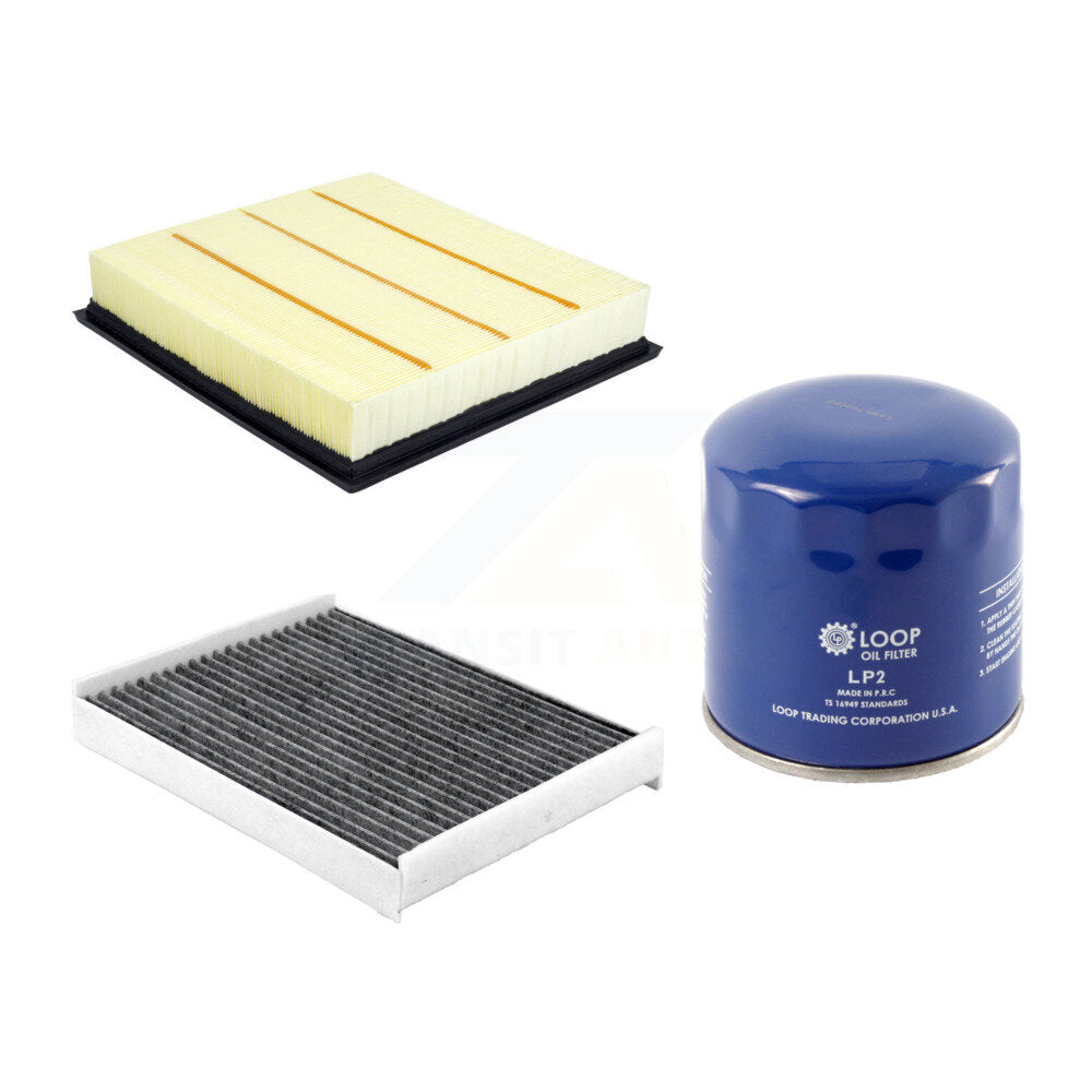 1x Air + 1x Cabin + 1x Engine Oil Filter Filter (3 Total) Kit For Ford F-350 Super Duty KFM-104188