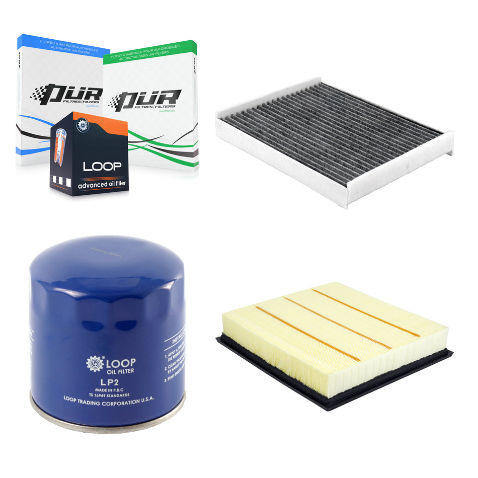 1x Air + 1x Cabin + 1x Engine Oil Filter Filter (3 Total) Kit For Ford F-350 Super Duty KFM-104188