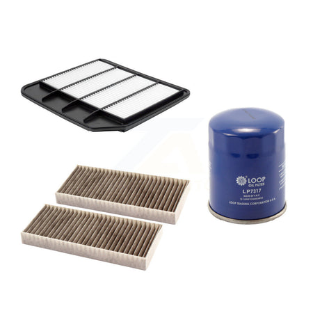 1x Air + 1x Cabin + 1x Engine Oil Filter Filter (3 Total) Kit For Nissan Armada KFM-104194
