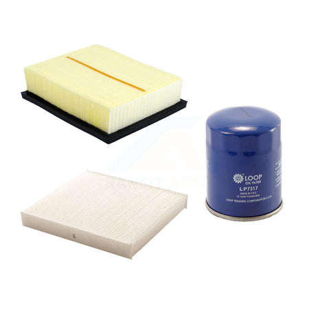 1x Air + 1x Cabin + 1x Engine Oil Filter Filter (3 Total) Kit For KFM-104202