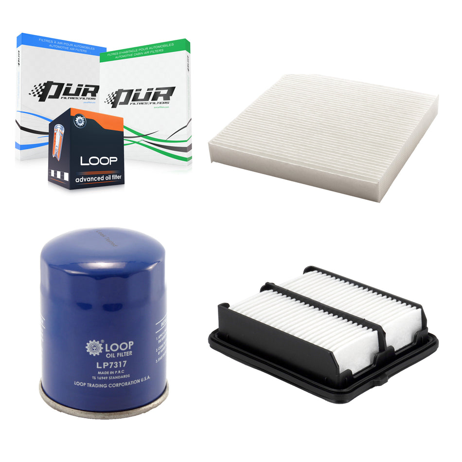 1x Air + 1x Cabin + 1x Engine Oil Filter Filter (3 Total) Kit For 2010-2014 Honda Insight KFM-104214