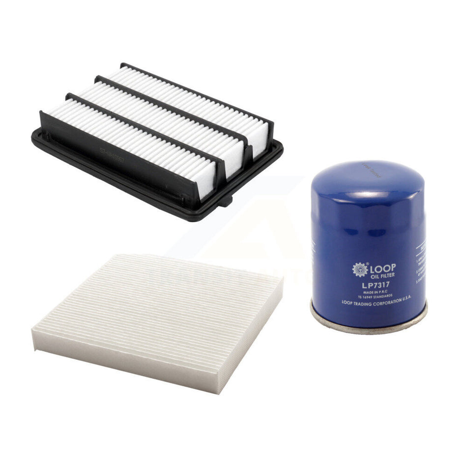 1x Air + 1x Cabin + 1x Engine Oil Filter Filter (3 Total) Kit For Honda Civic KFM-104215