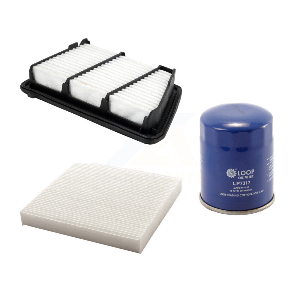 1x Air + 1x Cabin + 1x Engine Oil Filter Filter (3 Total) Kit For 17-18 Honda CR-V 2.4L KFM-104216