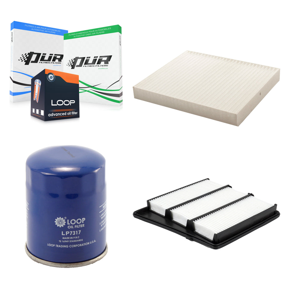 1x Air + 1x Cabin + 1x Engine Oil Filter Filter (3 Total) Kit For Nissan NV2500 NV3500 XD KFM-104225