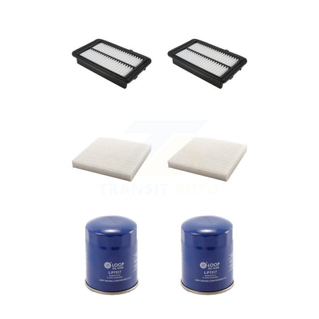 2x Air + 2x Cabin + 2x Engine Oil Filter (6 Total) Kit For Honda Clarity KFM-104328