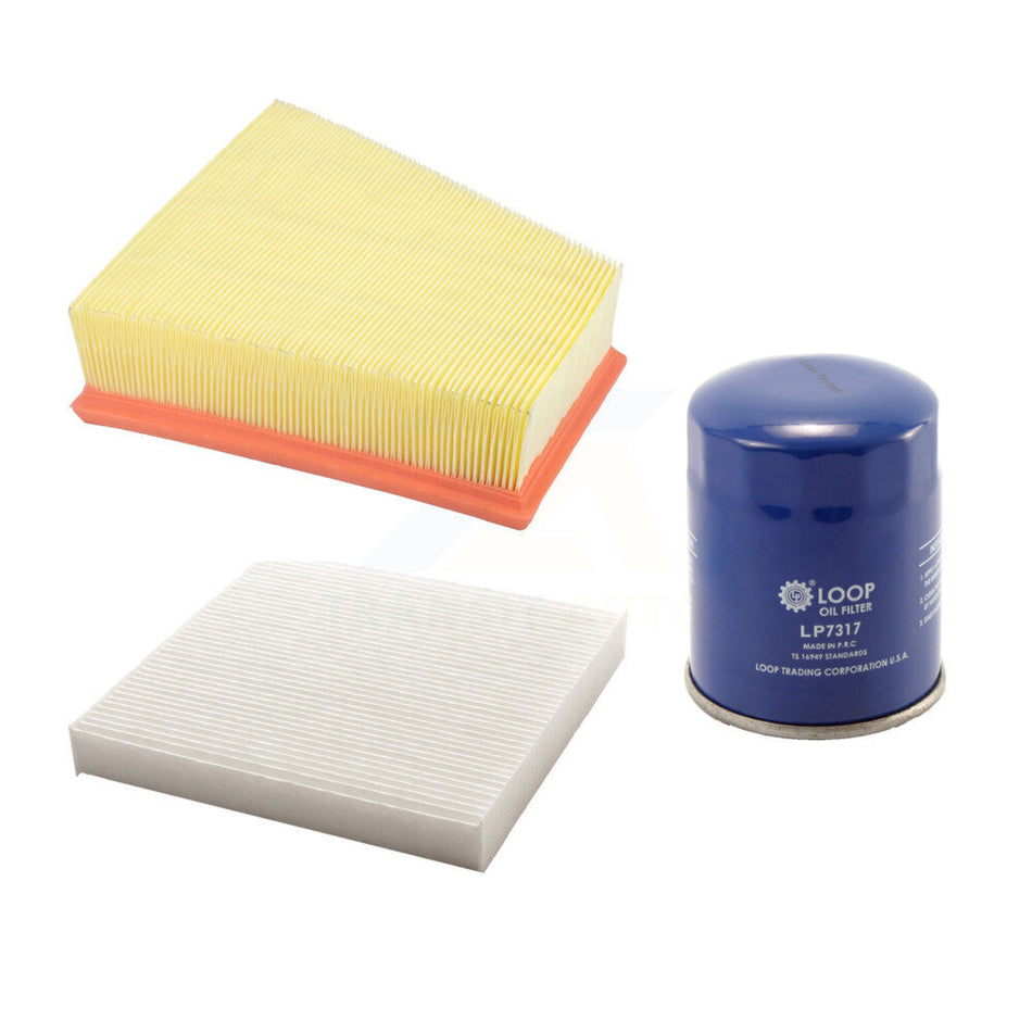 1x Air + 1x Cabin + 1x Engine Oil Filter Filter (3 Total) Kit For Acura MDX TLX 3.0L KFM-104724