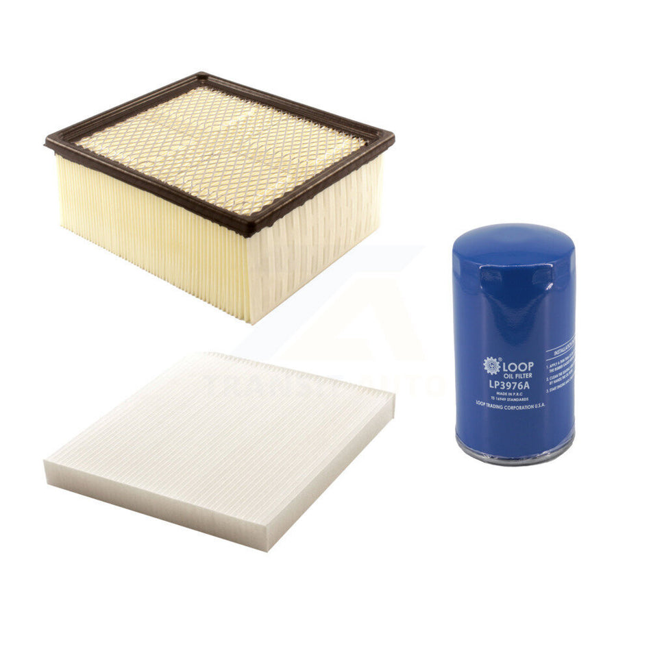 1x Air + 1x Cabin + 1x Engine Oil Filter Filter (3 Total) Kit For Ram 2500 3500 4500 5500 KFM-104725