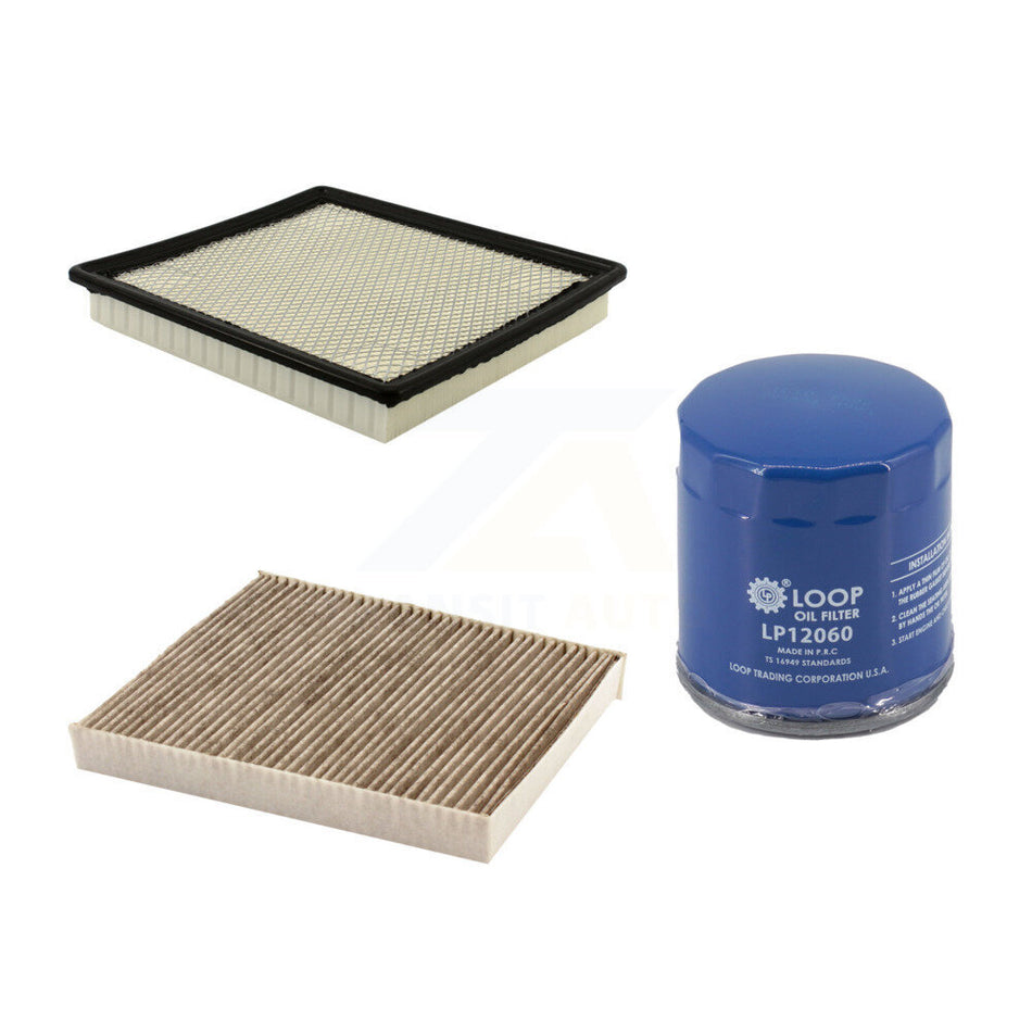 1x Air + 1x Cabin + 1x Engine Oil Filter Filter (3 Total) Kit For Chevrolet Impala 2.5L KFM-104730