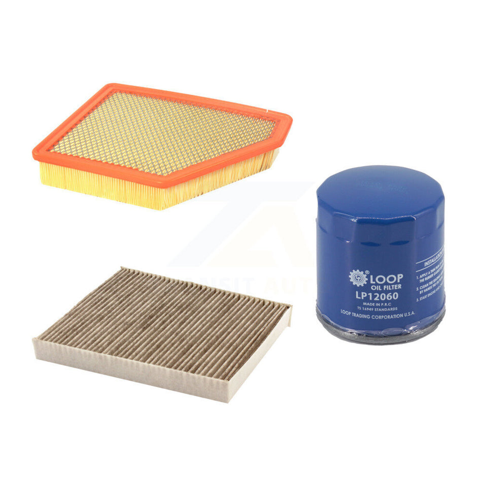 1x Air + 1x Cabin + 1x Engine Oil Filter Filter (3 Total) Kit For Chevrolet Camaro 6.2L KFM-104732