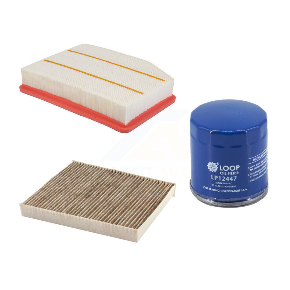 1x Air + 1x Cabin + 1x Engine Oil Filter Filter (3 Total) Kit For GMC Chevrolet Silverado KFM-104741