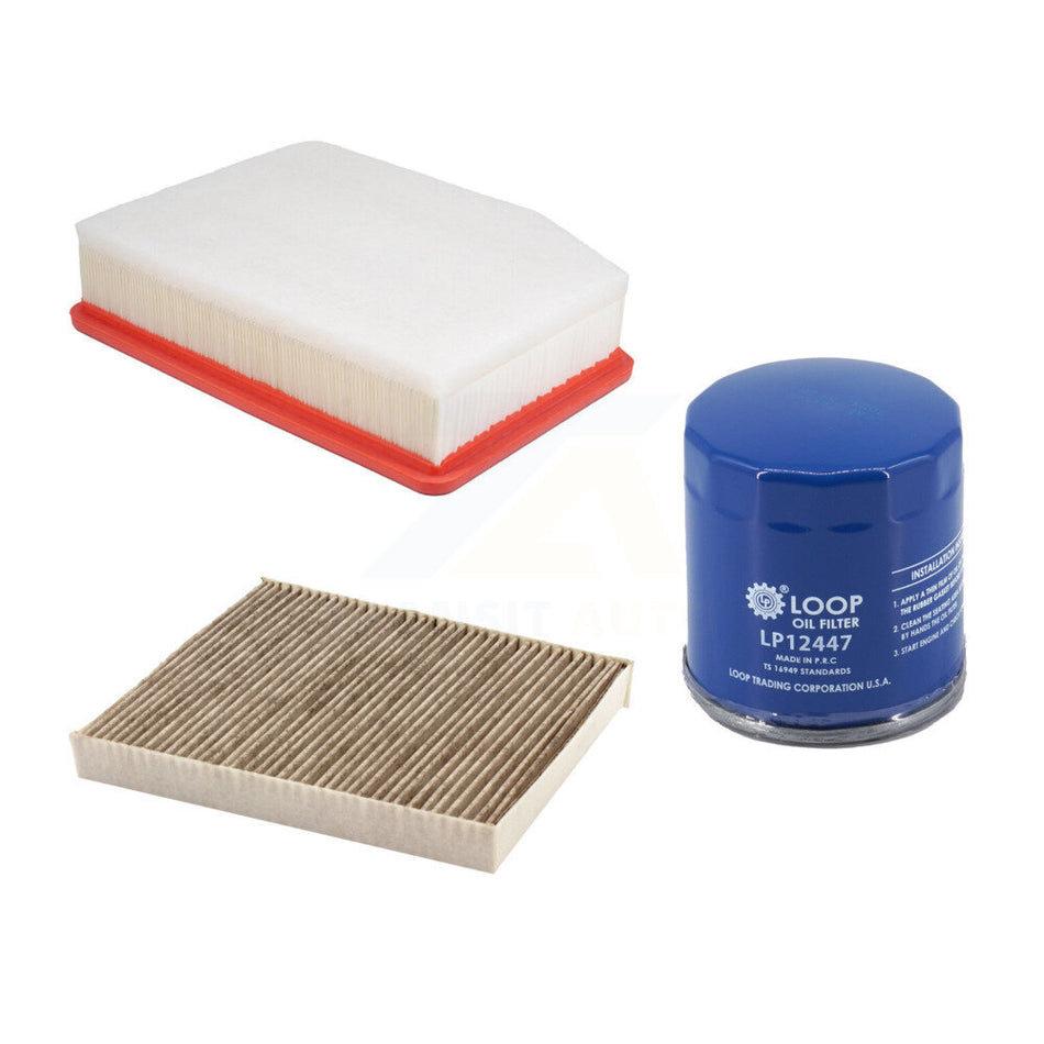 1x Air + 1x Cabin + 1x Engine Oil Filter Filter (3 Total) Kit For GMC Chevrolet Silverado KFM-104742