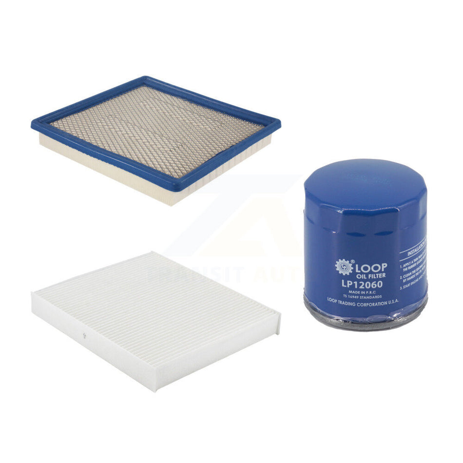 1x Air + 1x Cabin + 1x Engine Oil Filter Filter (3 Total) Kit For Chevrolet Colorado GMC KFM-104752