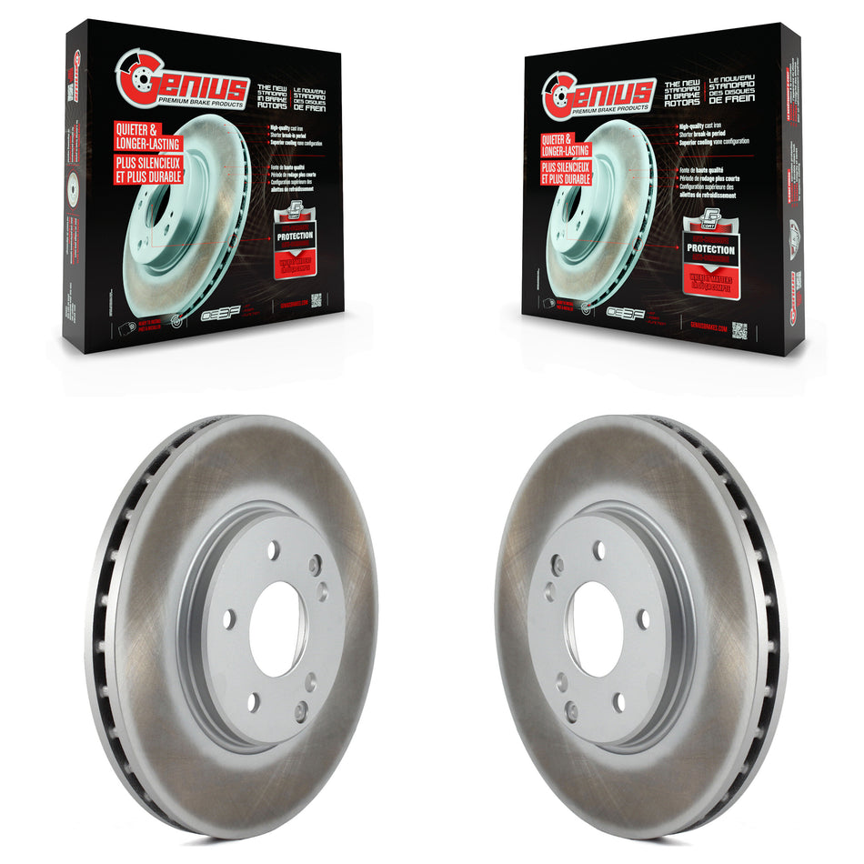 Front Coated Disc Brake Rotors Pair For Mercedes-Benz E320 CLK320 C240 Chrysler Crossfire CLK350 C320 C280 CLK430 E430 SLK320 SLK280 E300 SLK300 C350 E280 KG-100164