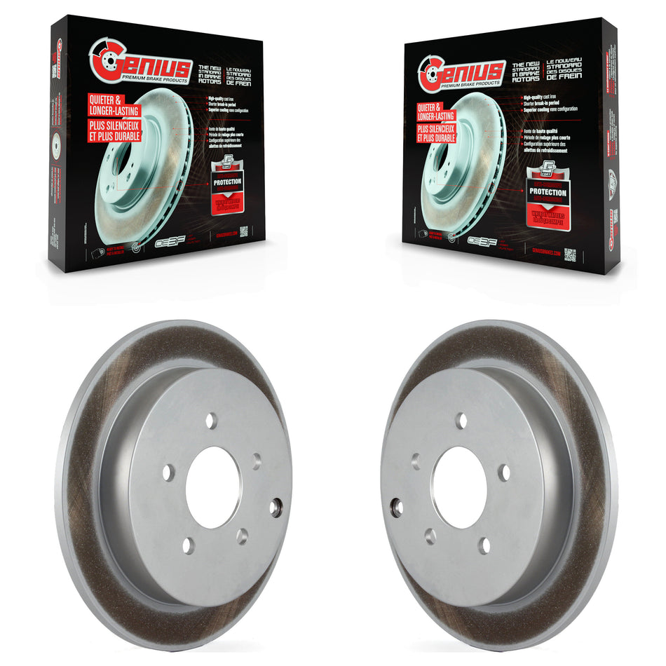 Rear Coated Disc Brake Rotors Pair For Buick Rendezvous Chevrolet Venture Pontiac Montana Aztek Oldsmobile Silhouette KG-100389