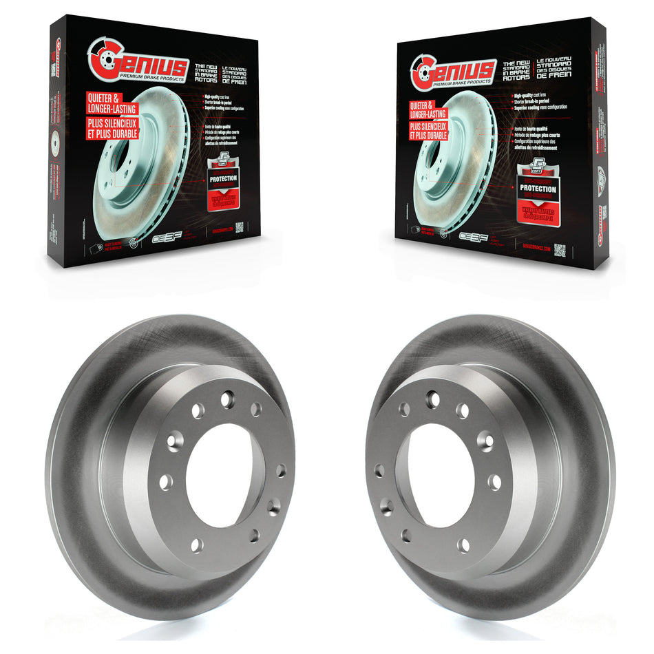 Rear Coated Disc Brake Rotors Pair For Kia Sedona Hyundai Entourage KG-100572