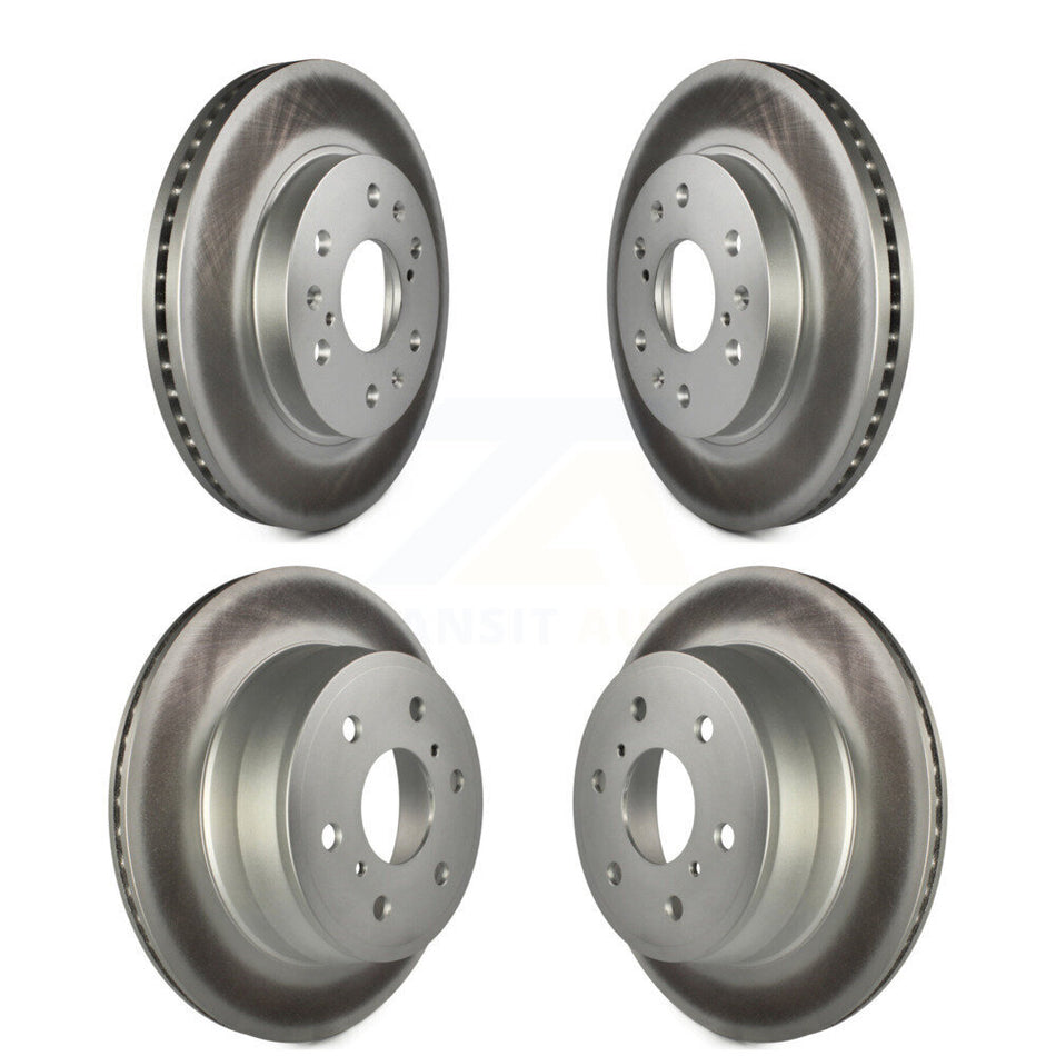 Front Rear Coated Disc Brake Rotors Kit For Chevrolet Silverado 1500 GMC Sierra Tahoe Yukon Cadillac Suburban Escalade XL Avalanche ESV EXT KG-100720