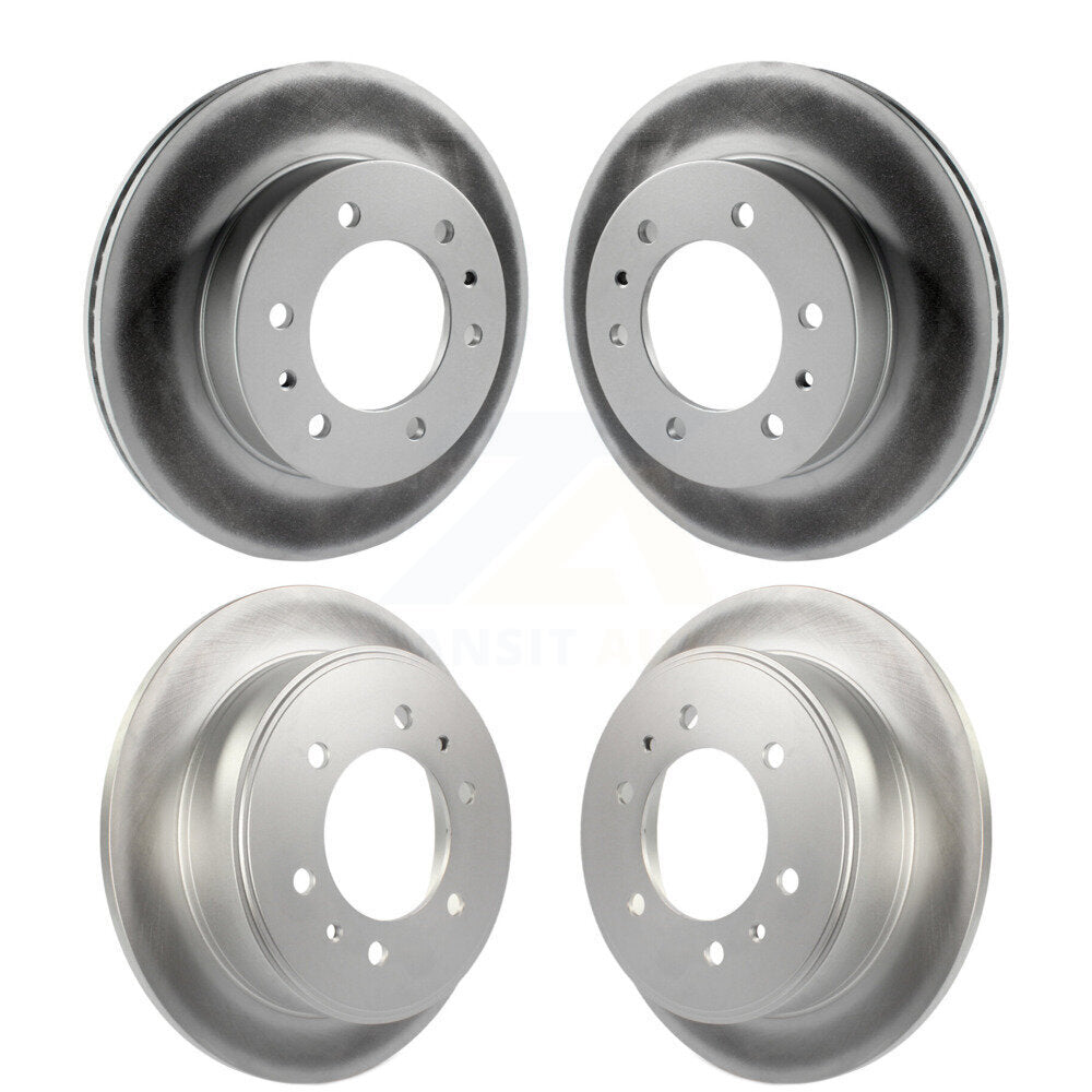 Front Rear Coated Disc Brake Rotors Kit For Hummer H3 H3T KG-100723