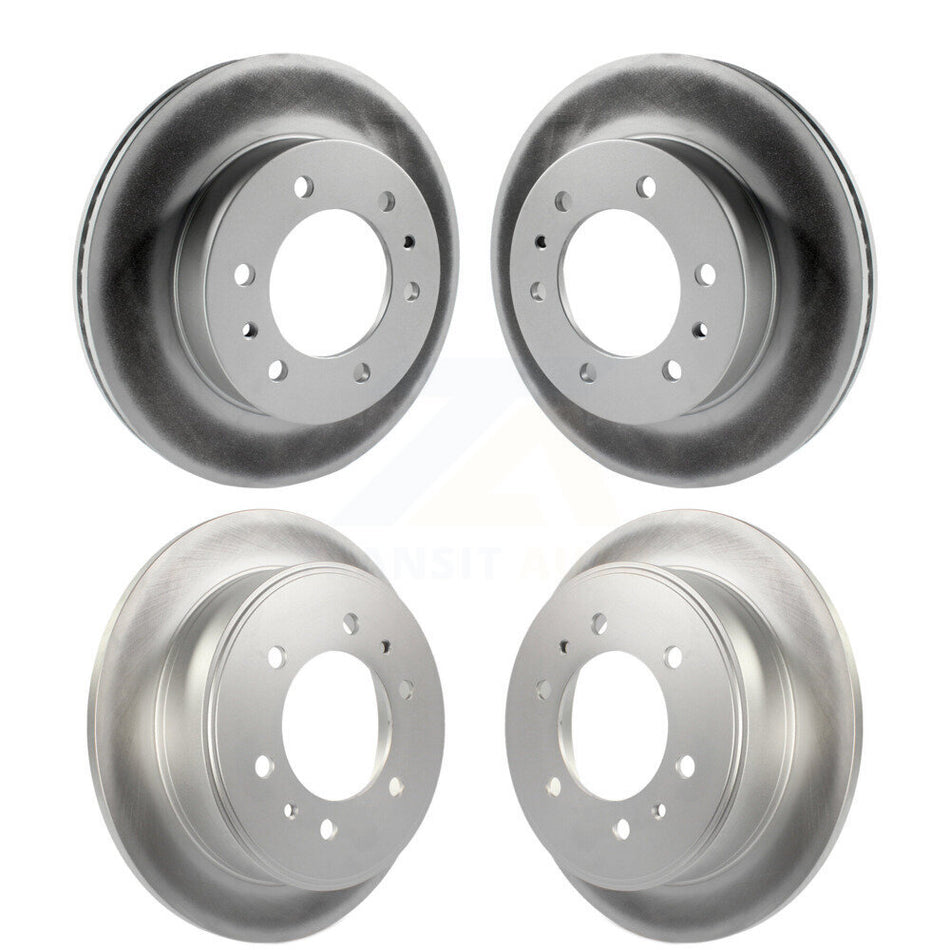 Front Rear Coated Disc Brake Rotors Kit For Hummer H3 H3T KG-100723