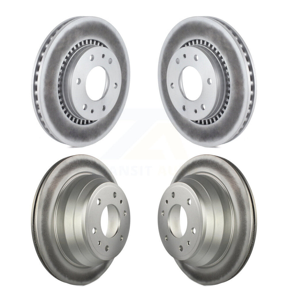 Front Rear Coated Disc Brake Rotors Kit For Chevrolet Trailblazer GMC Envoy Buick Rainier Isuzu Ascender KG-100724