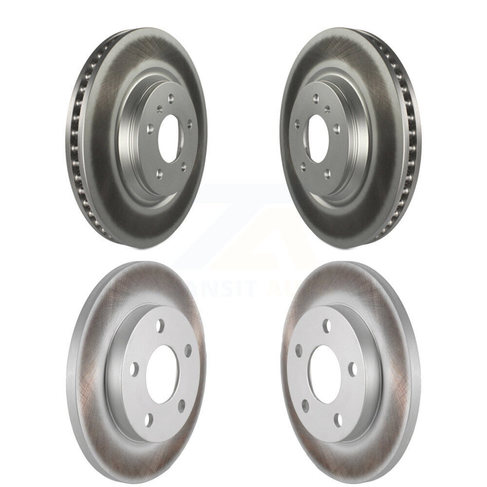 Front Rear Coated Disc Brake Rotors Kit For Chevrolet Impala Limited KG-100726