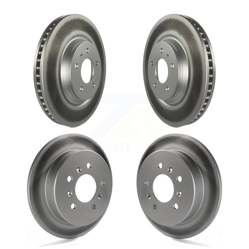 Front Rear Coated Disc Brake Rotors Kit For Buick LaCrosse Allure KG-100727