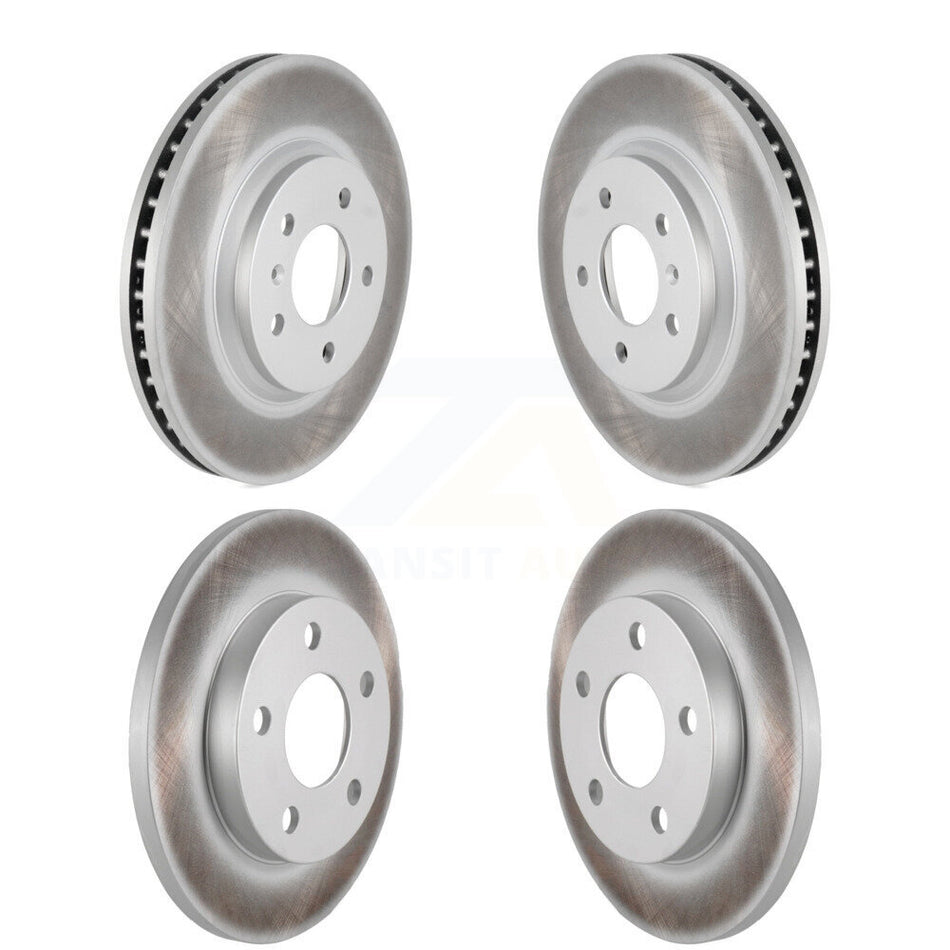 Front Rear Coated Disc Brake Rotors Kit For Chevrolet Impala Limited KG-100729